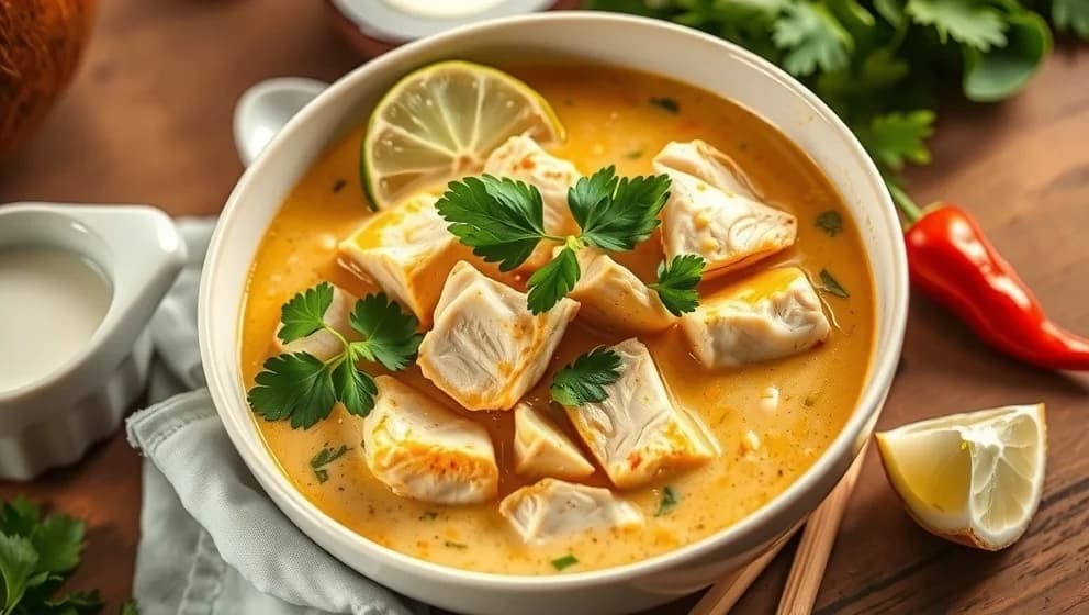 Tom kha gai - Thailands bästa kycklingoppa