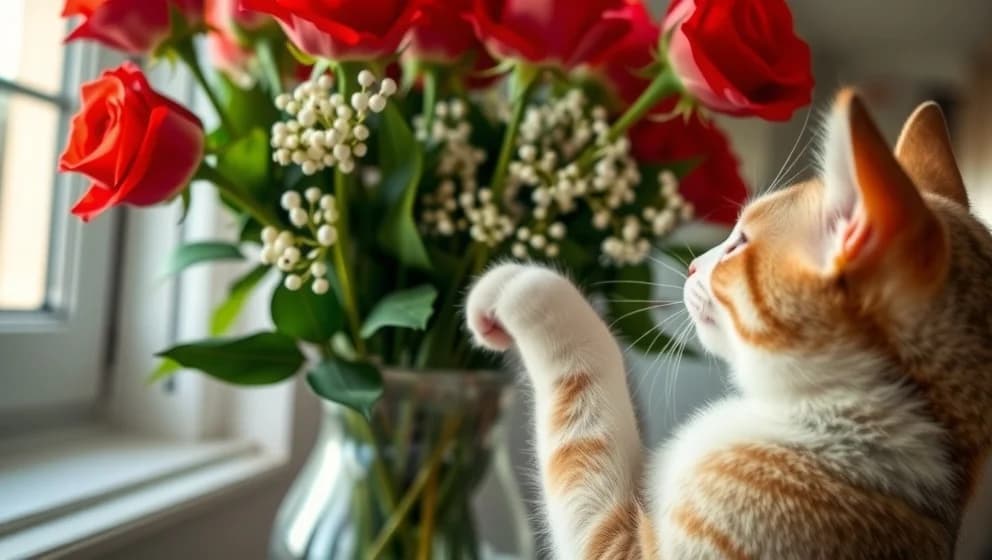 Är rosor giftiga för katter