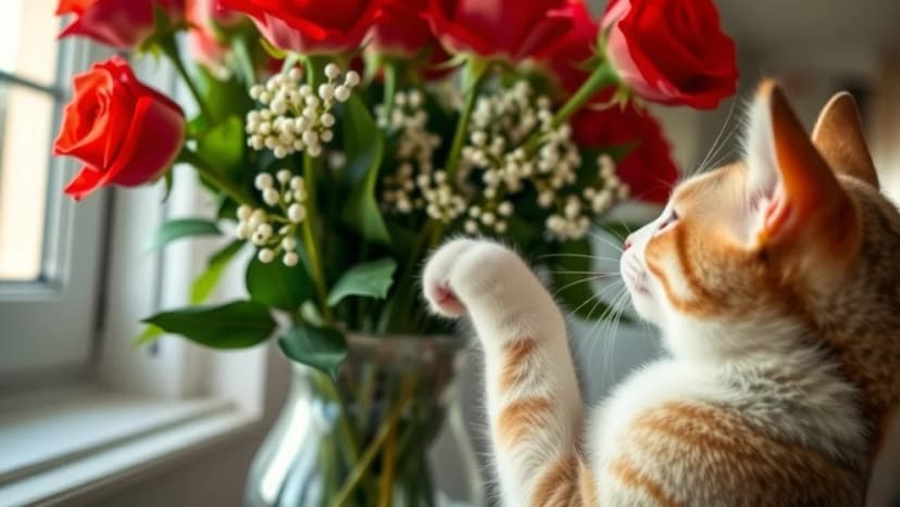 Är rosor giftiga för katter