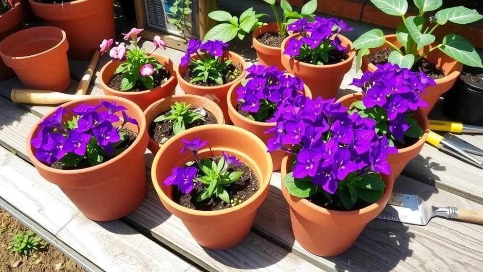 Hur många jätteverbena passar i en kruka