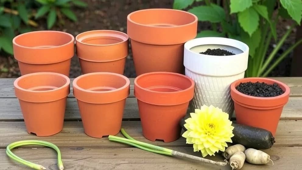 Vilken kruka är bäst för dahlia