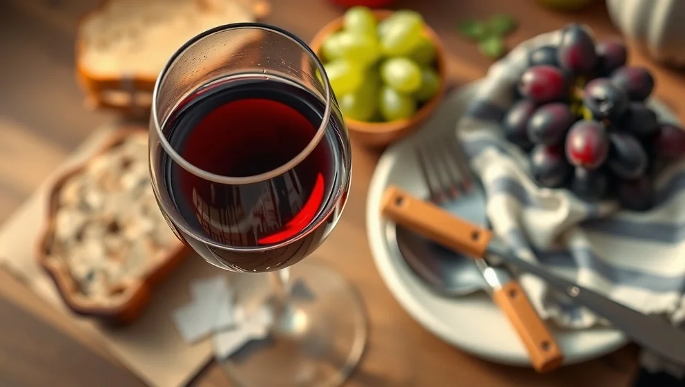 Hur många kalorier finns i rött vin per dl