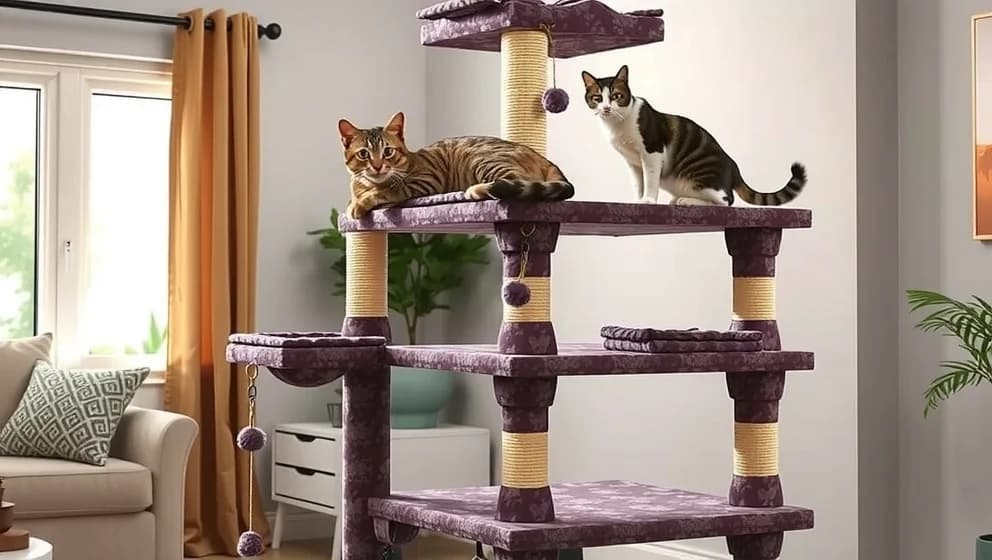 Stora katters klösträd på rea nu