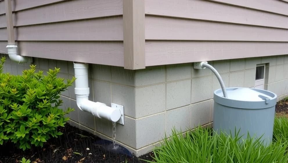 Hur leder du bort vatten från stuprör