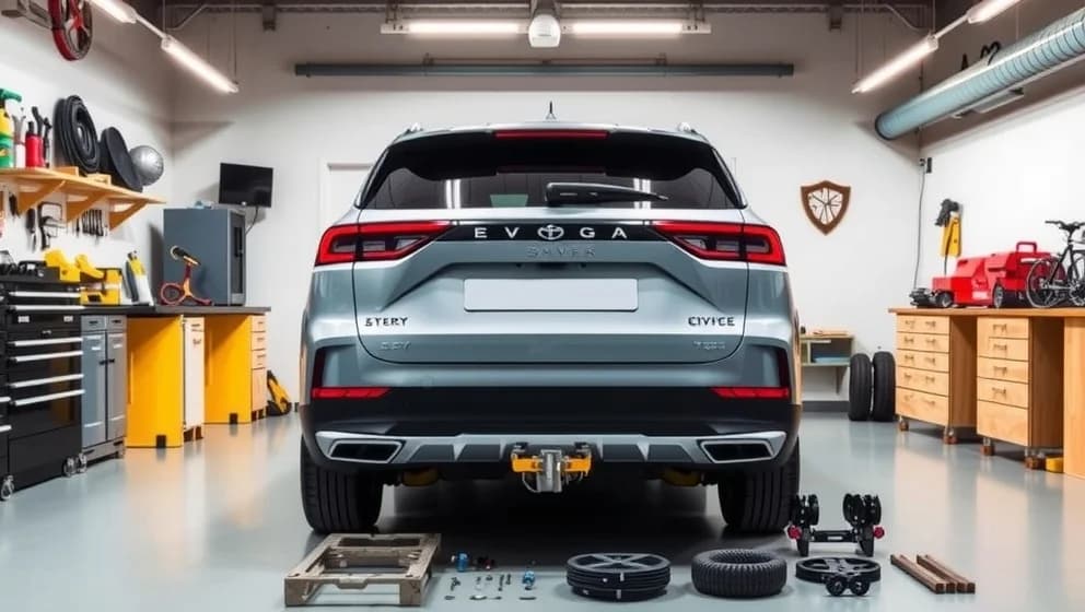 Montera dragkrok på Tesla Model Y själv