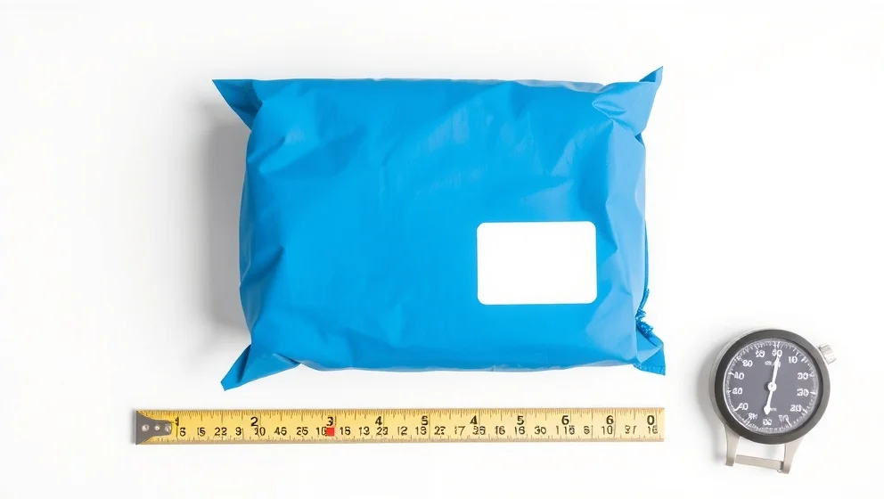 Postnord blå påse S mått och storlek