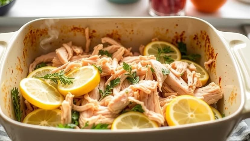 Pulled chicken kycklingfilé i ugn