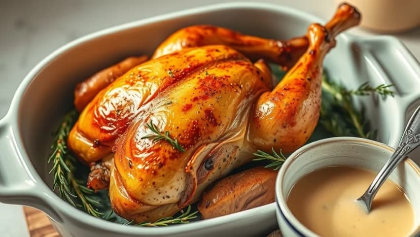 Sås till kyckling i ugn med crème fraiche