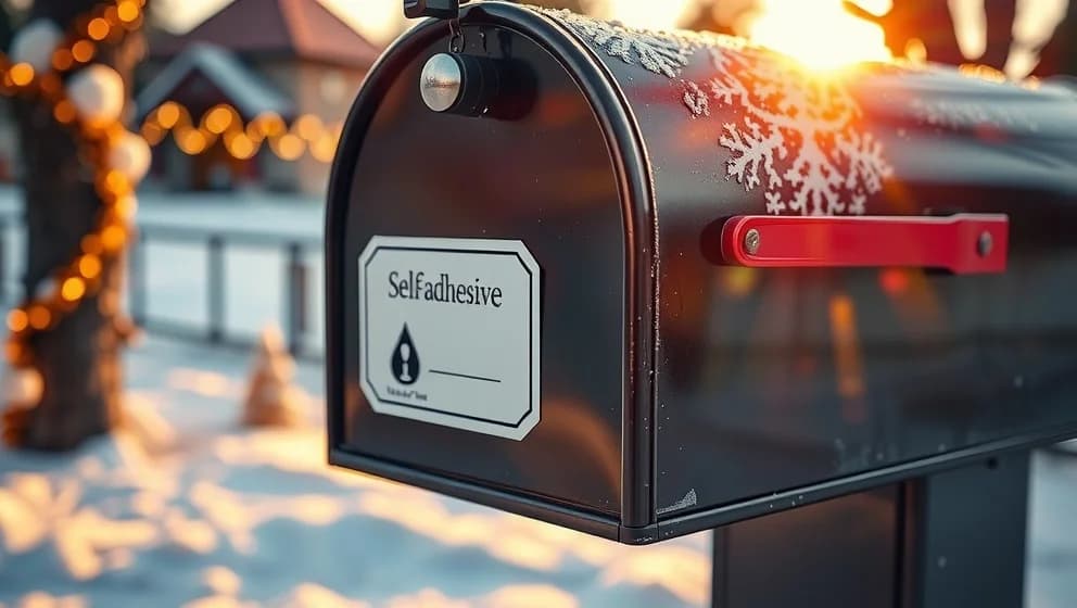 Så fixar du självhäftande skylt till brevlådan