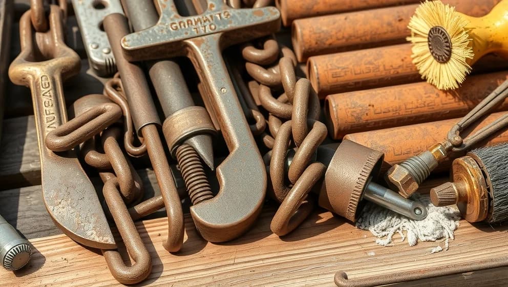 Så tar du bort rost från metall